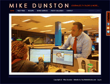 Tablet Screenshot of mikedunston.com